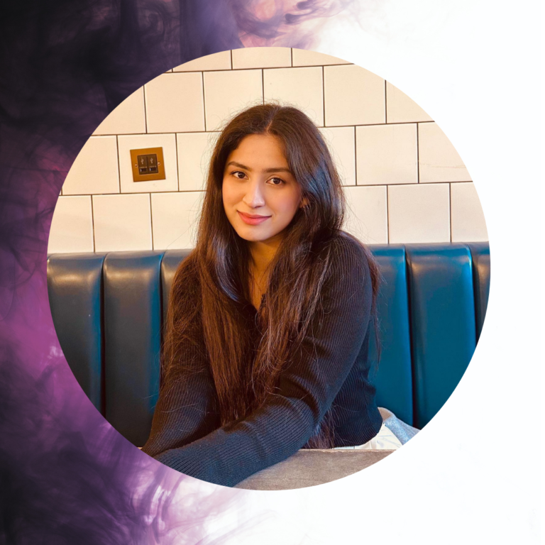 Abstract Cosmic Blue and Purple You are My Cosmos Quote Instagram Post (2)